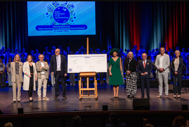 Koningin Maxima brengt bezoek aan Theater Kerkrade
