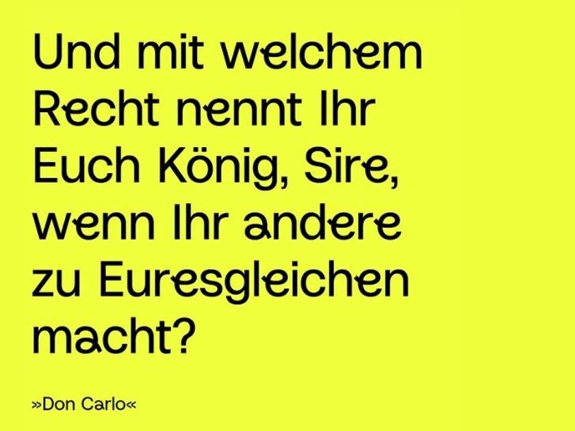 Don Carlo Opera Aachen