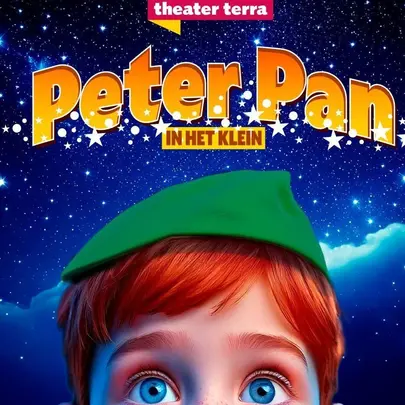 Peter Pan in het klein vierkant