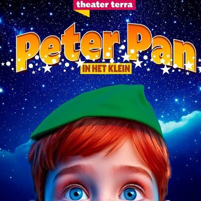 Peter Pan in het klein vierkant