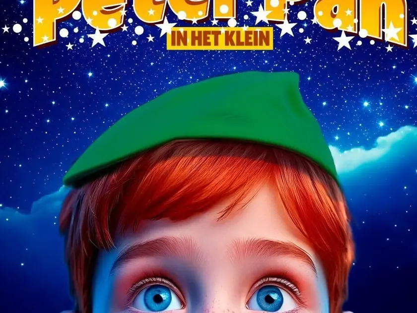 Peter Pan in het klein vierkant