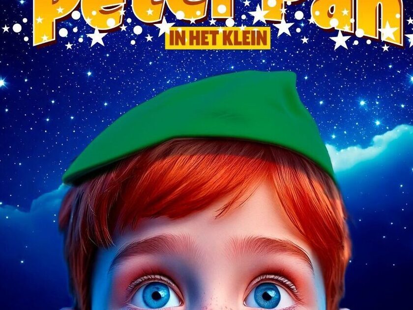 Peter Pan in het klein vierkant
