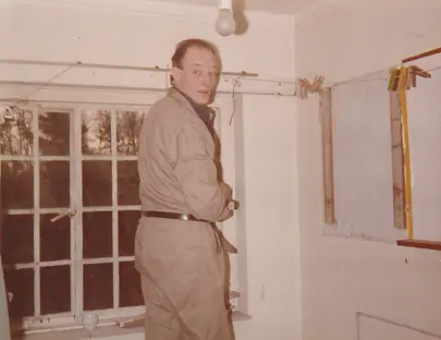 Anno Mink in een oude familiefoto.