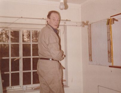 Anno Mink in een oude familiefoto.