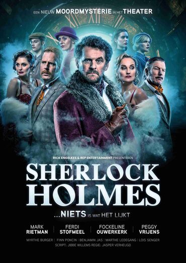 De promo poster voor de voorstelling Sherlock Holmes