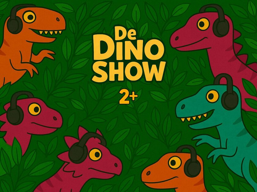 De Dinoshow liggend A
