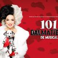 Cystine Carreon als Cruella de Vil in 101 Dalmatiërs de musical.