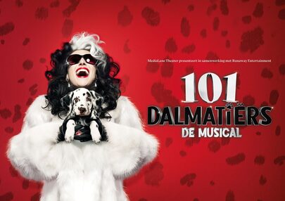101 Dalmatiërs de Musical Artwork Title Treatment Liggen A4